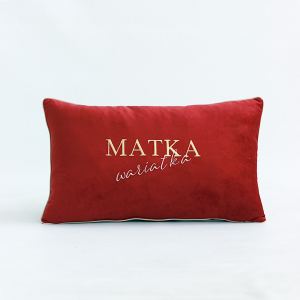 Poduszka haftowana Matka wariatka - prezent Dzień Mamy/ Matki