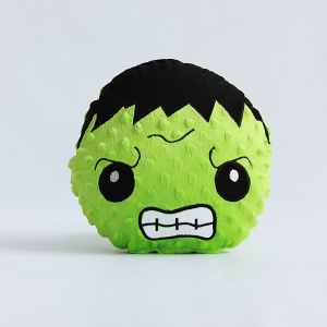 Mini poduszka/ przytulanka/ maskotka/ haft Hulk - wyjątkowy prezent/ dziecko/ urodziny