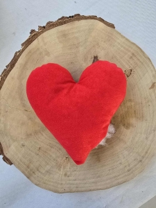 Zestaw kreatywny dla dzieci/ serce/ welur/ Walentynki - upominek szkoła, przedszkole, Walentynki