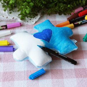 Poduszka/ kolorowanka/ puzzel/ dla dzieci/ zestaw kreatywny - Światowy Dzień Świadomości Autyzmu