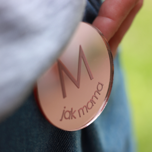 Brelok do kluczy, grawer, lustro, personalizacja M jak Mama - prezent Dzień Mamy/ Matki/ Urodzin