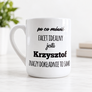 Kubek na Dzień Chłopaka - personalizowany kubek z napisem / Dzień Mężczyzny - prezent, upominek 