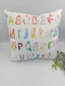 Poduszka alfabet, edukacja, dziecko, imię - prezent Dzień Dziecka/ Dzień Chłopaka/ Dzień Kobiet
