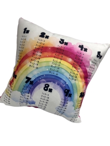 Poduszka tabliczka mnożenia, edukacja, dziecko, imię - prezent Dzień Dziecka/ Dzień Chłopaka/ Dzień Kobiet