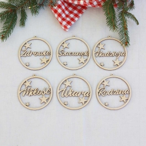 Zestaw bombek świątecznych na choinkę - Święta Bożego Narodzenia / Mikołajki