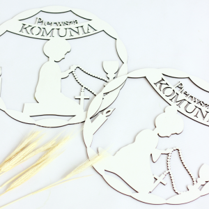 I Komunia Święta obręcz  – stylowa dekoracja