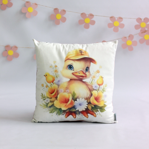 Poduszka nadruk kaczka, owieczka, zając - Wielkanoc